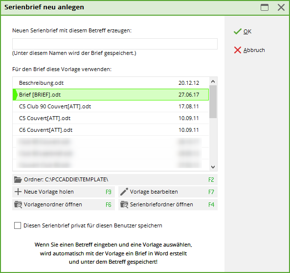 Serienbriefe Mit Word Wordexport Pccaddie